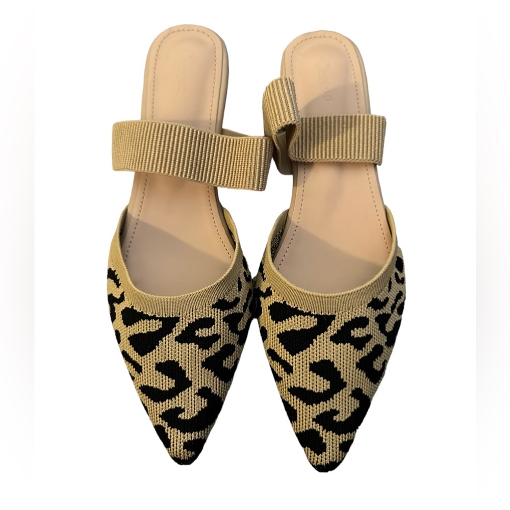 CUCCOO leopard print women’s sandals shoes size 40